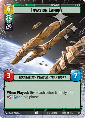 Invasion Lander (Hyperspace) - Foil