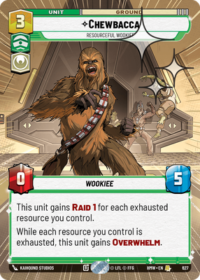 Chewbacca - Resourceful Wookiee (Hyperspace) - Foil