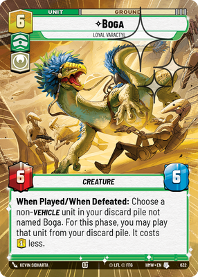 Boga - Loyal Varactyl (Hyperspace) - Foil