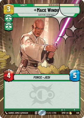 Mace Windu - Austere Centrist (Hyperspace) - Foil
