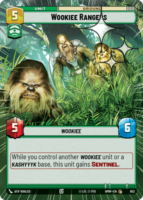 Wookiee Rangers (Hyperspace) - Foil