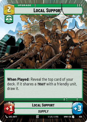 Local Support (Hyperspace) - Foil