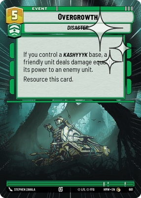 Overgrowth (Hyperspace) - Foil