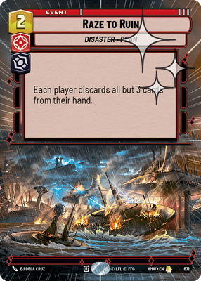 Raze to Ruin (Hyperspace) - Foil