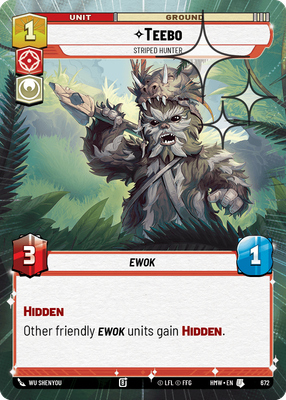Teebo - Striped Hunter (Hyperspace) - Foil