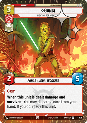 Gungi - Fighting for Kashyyyk (Hyperspace) - Foil