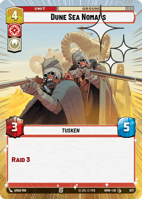Dune Sea Nomads (Hyperspace) - Foil