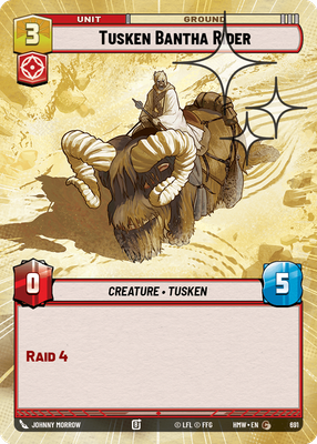 Tusken Bantha Rider (Hyperspace) - Foil