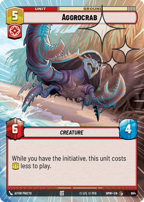 Aggrocrab (Hyperspace) - Foil