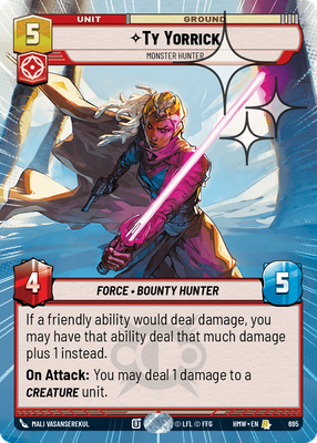 Ty Yorrick - Monster Hunter (Hyperspace) - Foil