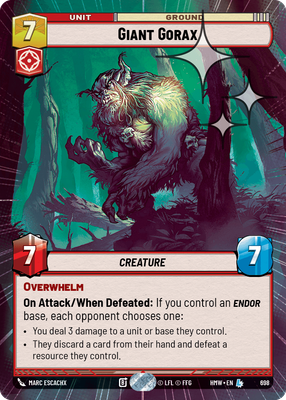Giant Gorax (Hyperspace) - Foil