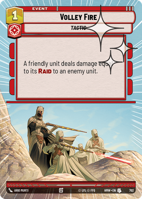 Volley Fire (Hyperspace) - Foil