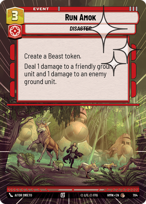 Run Amok (Hyperspace) - Foil