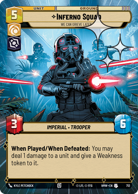Inferno Squad - We Can Grieve Later (Hyperspace) - Foil