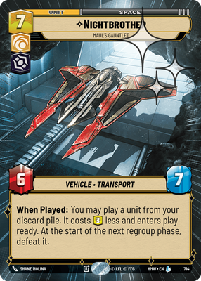 Nightbrother - Maul's Gauntlet (Hyperspace) - Foil