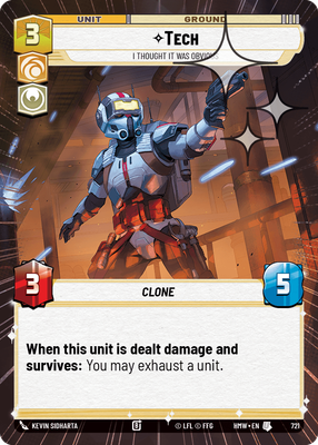 Tech - I Thought It Was Obvious (Hyperspace) - Foil
