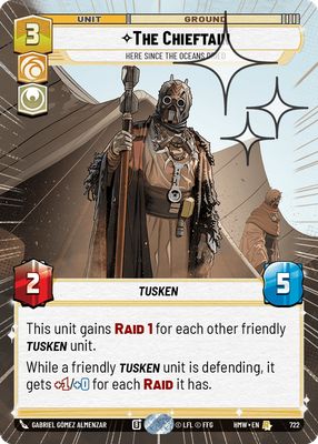 The Chieftain - Here Since the Oceans Dried (Hyperspace) - Foil