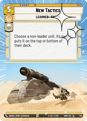 New Tactics (Hyperspace) - Foil