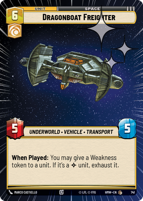 Dragonboat Freighter (Hyperspace) - Foil