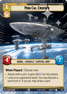 Mon Cal Cruiser (Hyperspace) - Foil