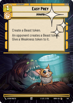 Easy Prey (Hyperspace) - Foil
