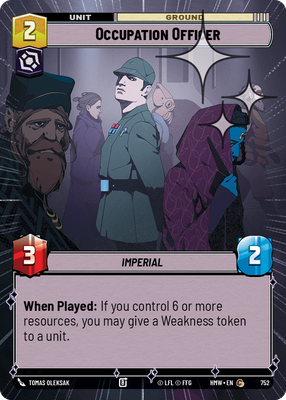 Occupation Officer (Hyperspace) - Foil