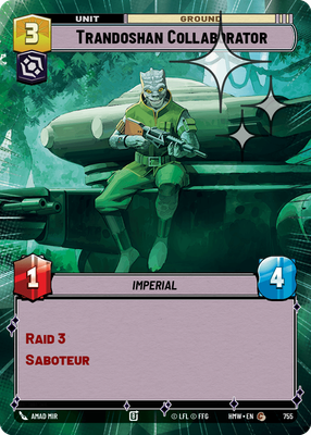 Trandoshan Collaborator (Hyperspace) - Foil