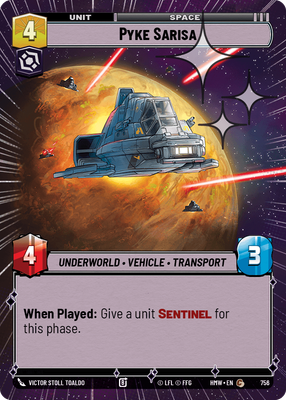 Pyke Sarisa (Hyperspace) - Foil