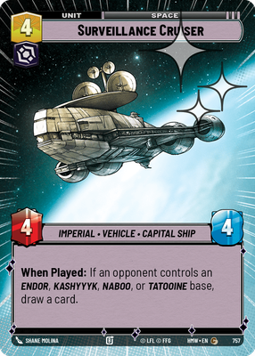 Surveillance Cruiser (Hyperspace) - Foil