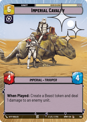 Imperial Cavalry (Hyperspace) - Foil