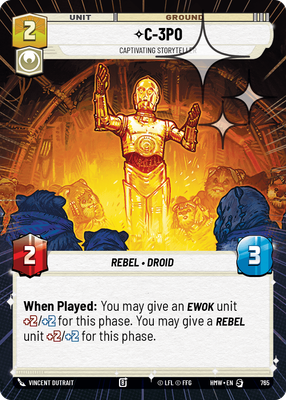 C-3PO - Captivating Storyteller (Hyperspace) - Foil