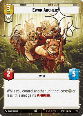 Ewok Archers (Hyperspace) - Foil