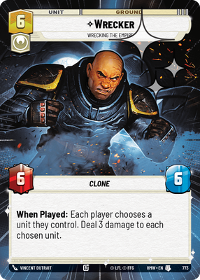 Wrecker - Wrecking the Empire (Hyperspace) - Foil