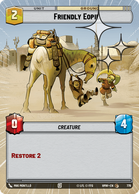 Friendly Eopie (Hyperspace) - Foil
