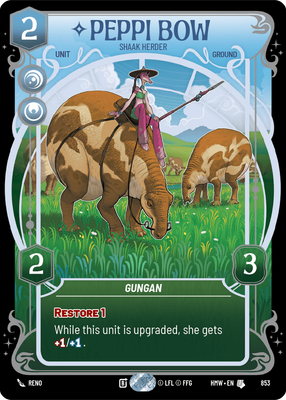 Peppi Bow - Shaak Herder (Prestige) - Foil