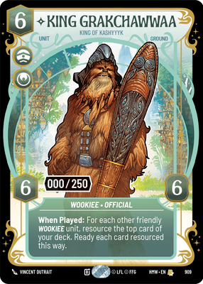 King Grakchawwaa - King of Kashyyyk (Serialized)