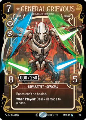 General Grievous - Scourge of Dathomir (Serialized)