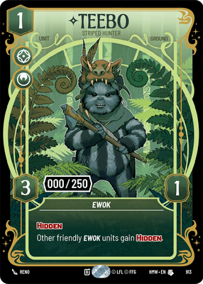 Teebo - Striped Hunter (Serialized)