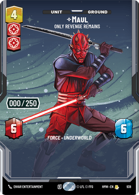 Maul - Only Revenge Remains (Serialized)