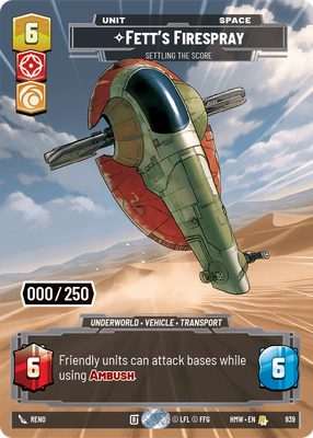 Fett's Firespray - Settling the Score (Serialized)
