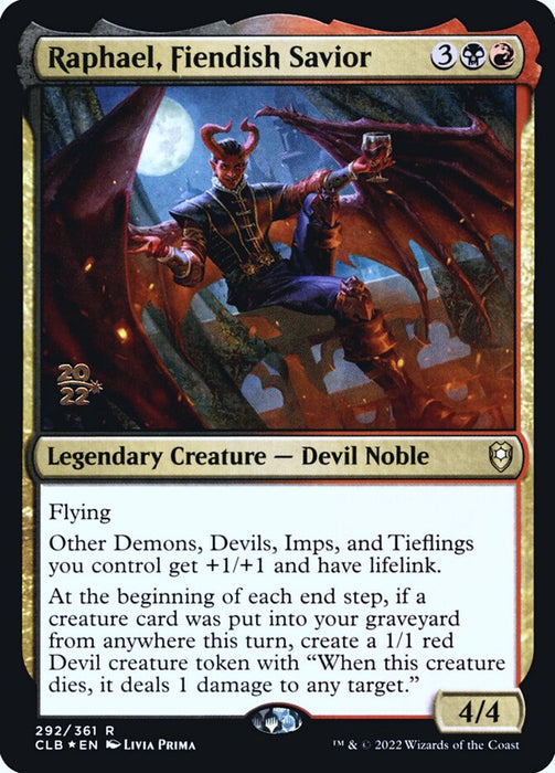 Raphael, Fiendish Savior - Legendary (Foil)