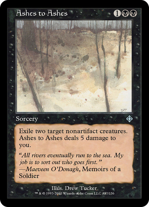 Ashes to Ashes - Retro Frame