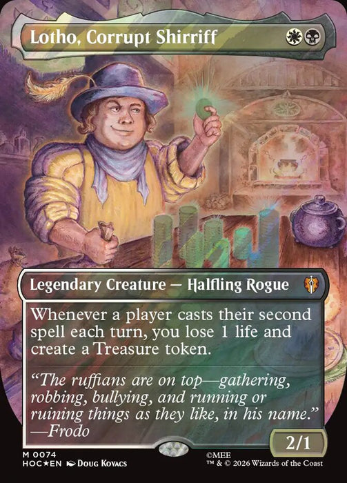 Lotho, Corrupt Shirriff - Borderless - Surge Foil (Foil)