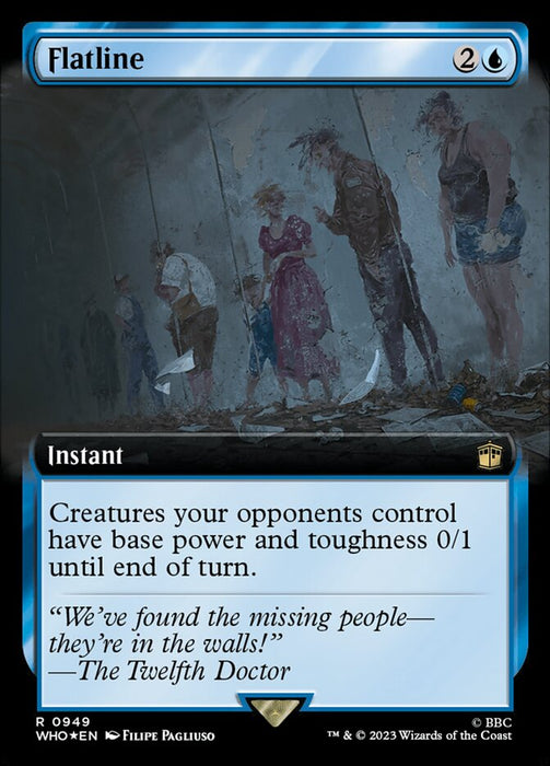 Flatline - Extended Art - Surge Foil (Foil)