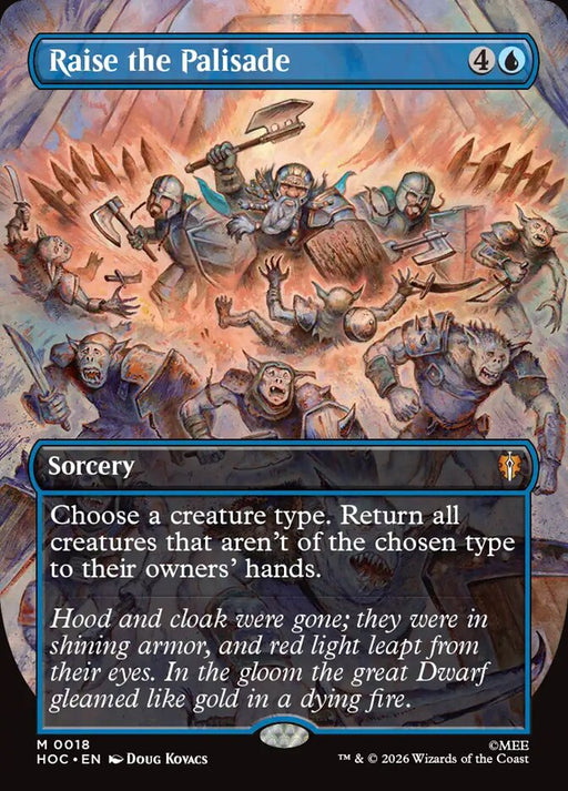 Raise the Palisade - Borderless (Foil)