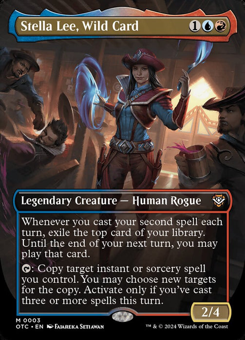 Stella Lee, Wild Card - Borderless - Full Art - Inverted - Legendary (Foil)
