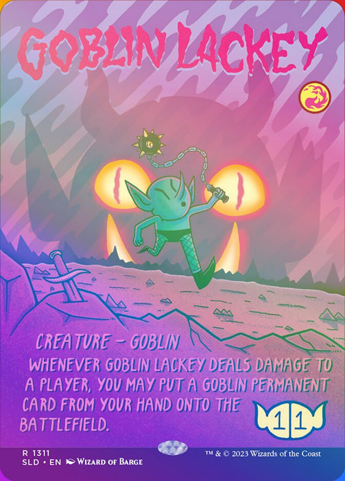 Goblin Lackey - Borderless - Full Art (Foil)
