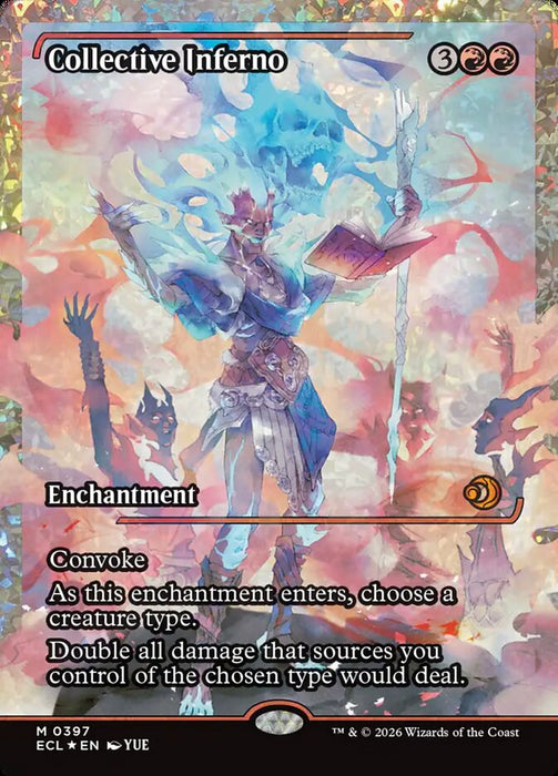 Collective Inferno - Full Art - Enchantment - Inverted - Showcase (Foil)
