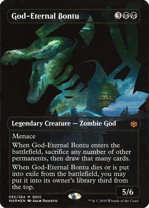 God-Eternal Bontu - Borderless - Full Art - Inverted - Legendary