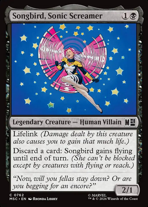 Songbird, Sonic Screamer - Legendary